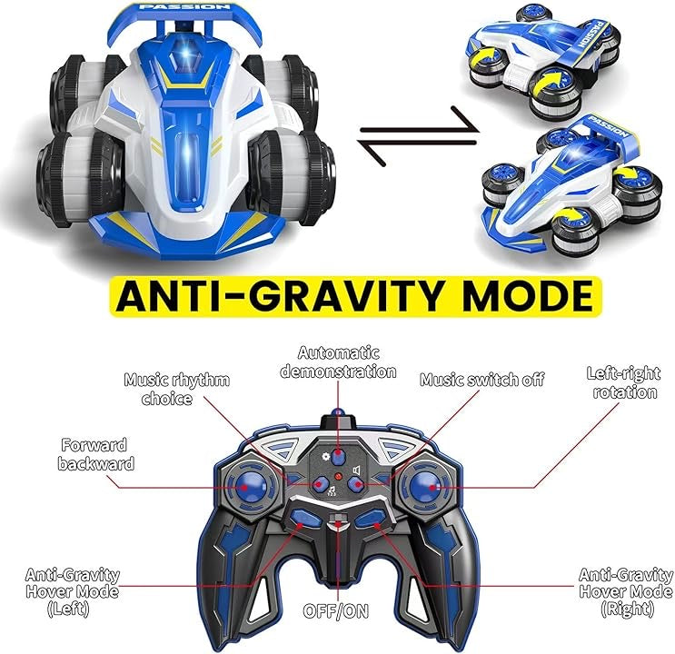 Anti gravity hover mode RC car