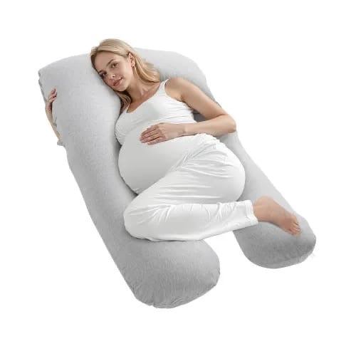 Ergonomic full-body maternity pillow