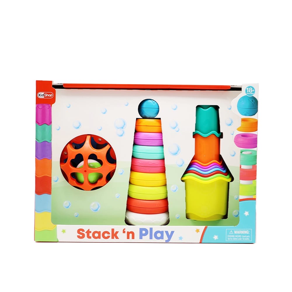 Kid shop stack’n play bath set