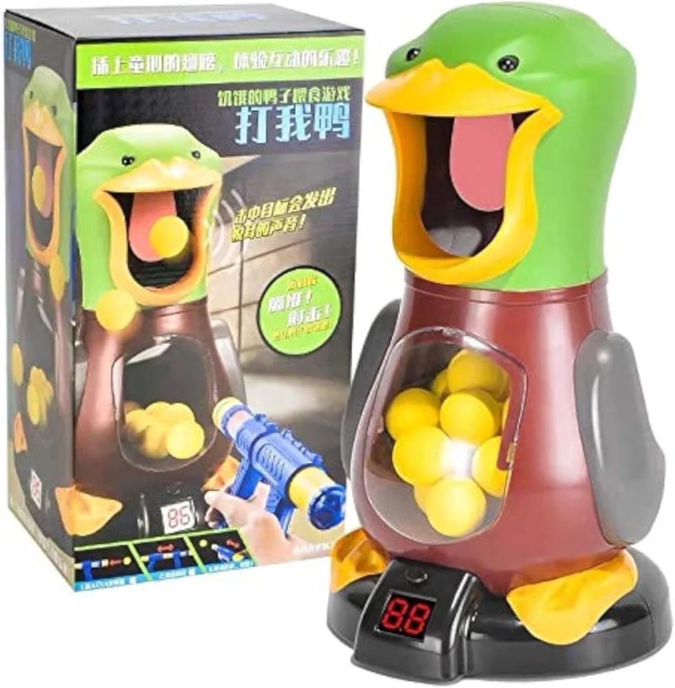 Duck and gun