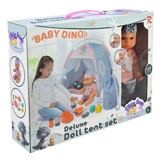 Deluxe doll tent set