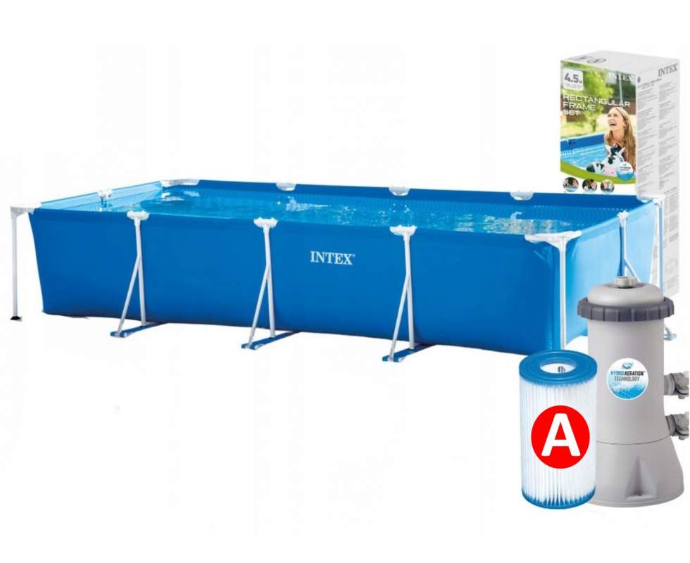 Rectangular frame pool intex