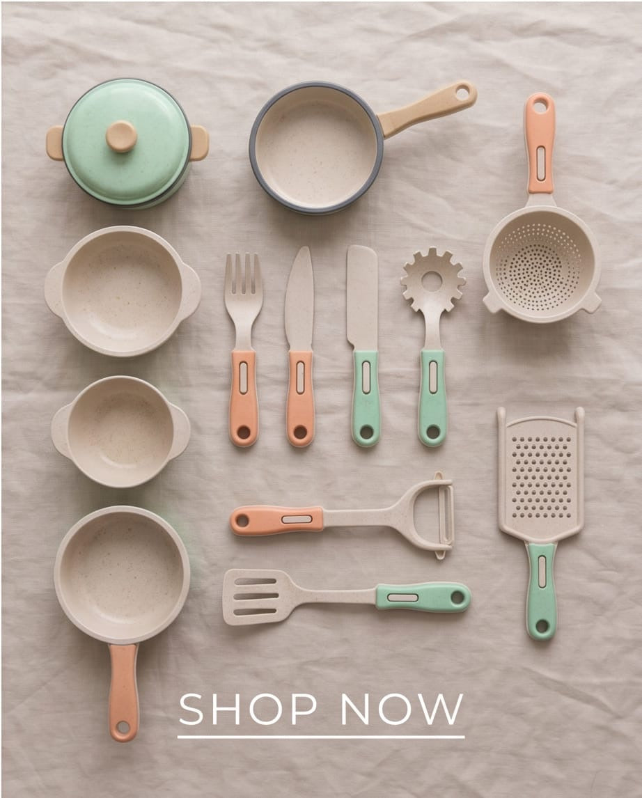 Wheat straw kitchen set