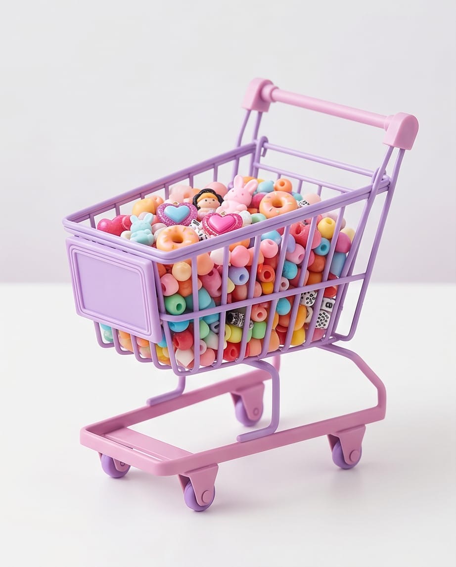 Jewelry trolley craft set