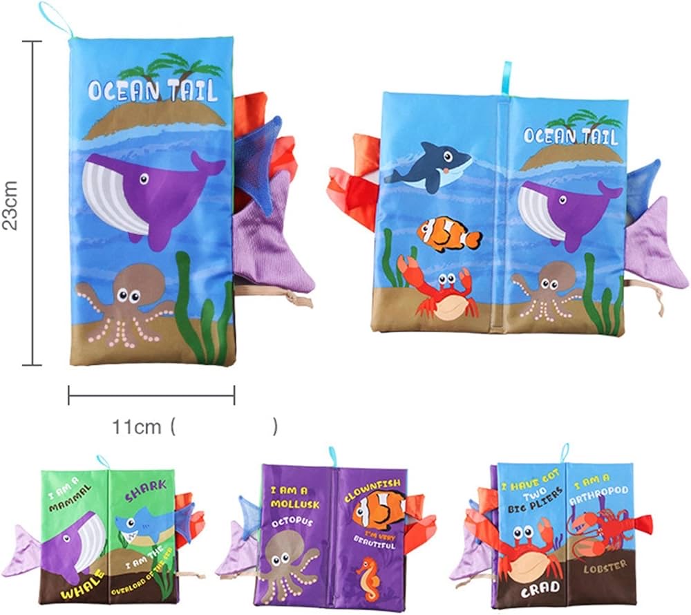 Animal tail learning book