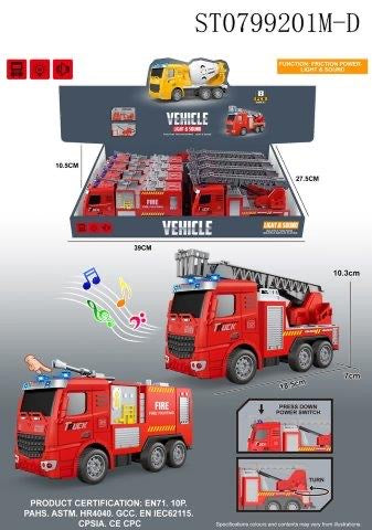 Small fire work cars