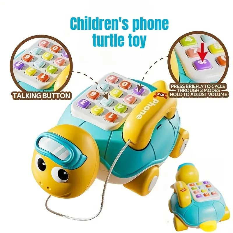Cartoon turtle phone