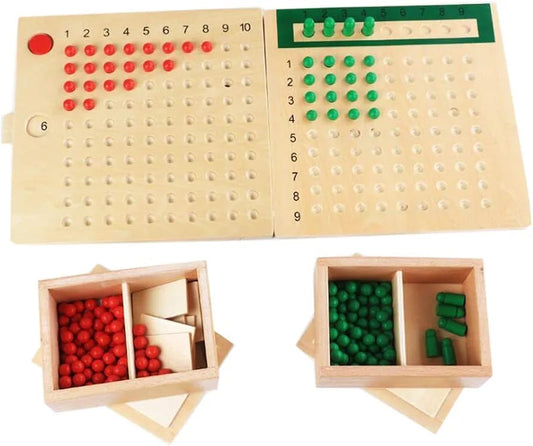 Montessori Wooden Math Peg Boards