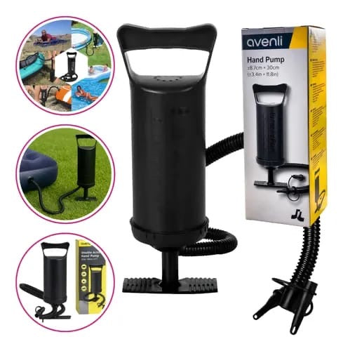 Double action hand pump