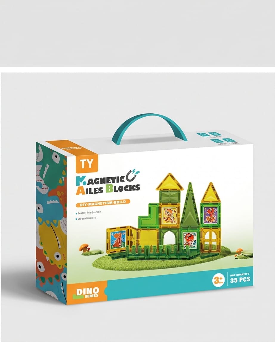 Ty magnetic tiles blocks -dino series