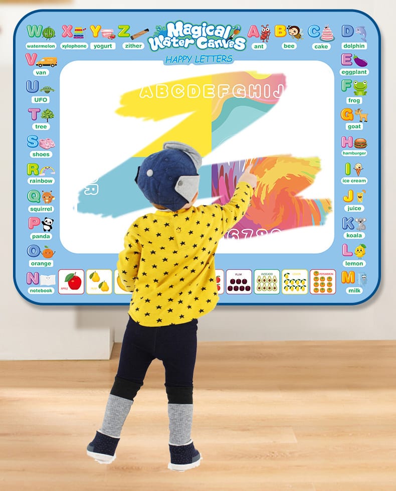 Magical water canvas drawing