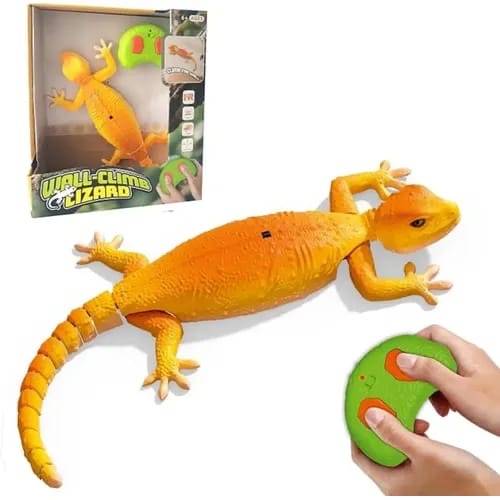 Wall climbing lizard RC toy