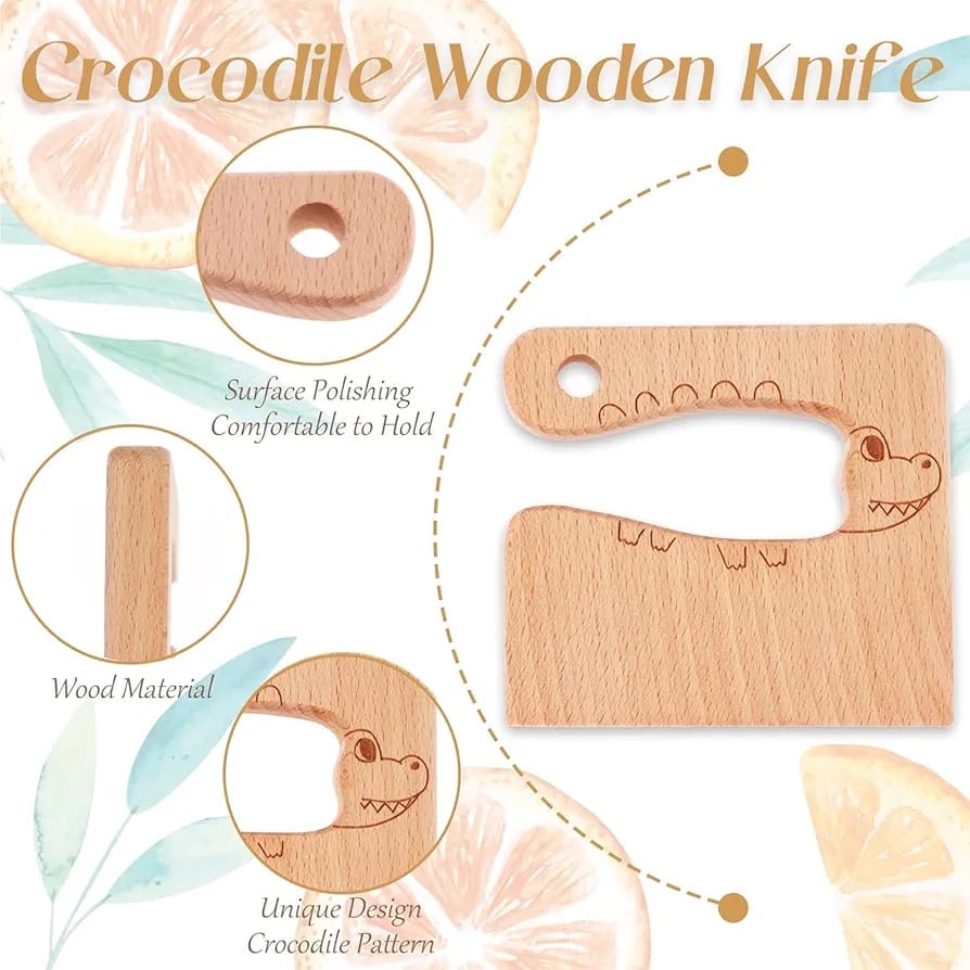 Kid friendly kitchen utensil set