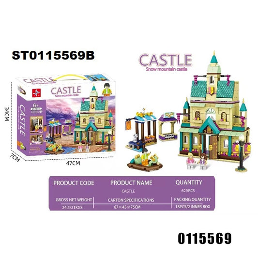Snow mountain castle