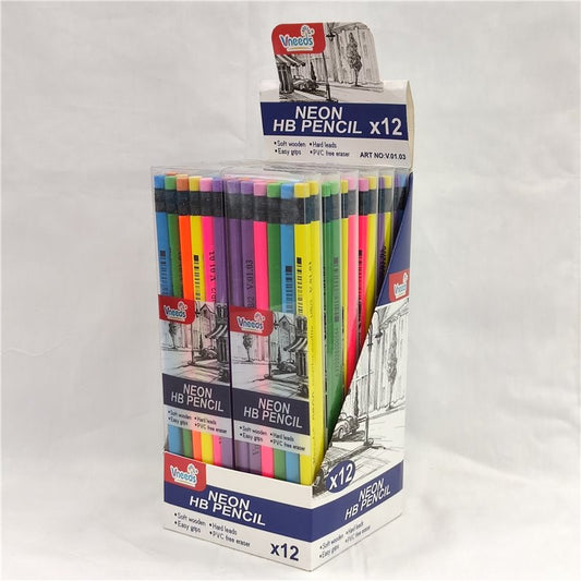 Neon Crayons 12 pcs in Pack