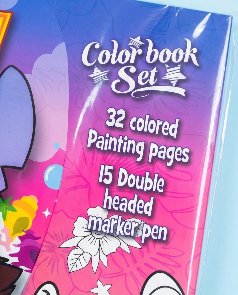 Character coloring book set