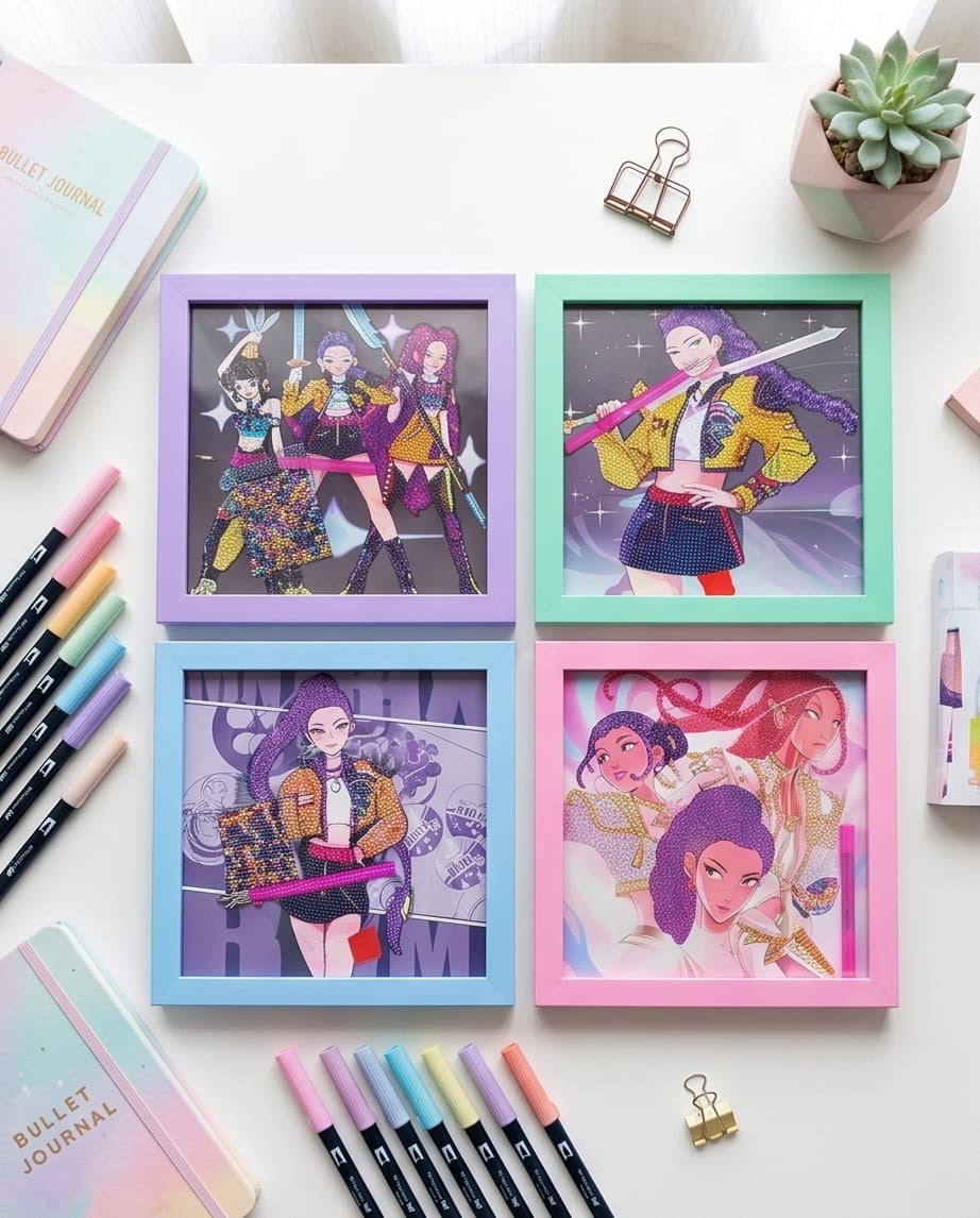 Anime diamond painting