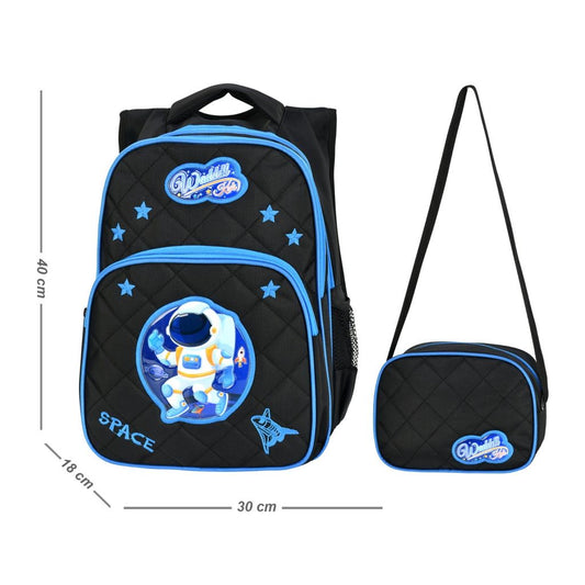 Waddell Bag Space School Bag And Lunch Box Set