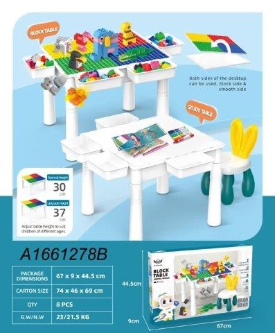 Block Table Desktop and Lego