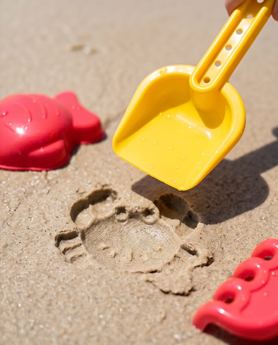 Pastel beach toy set