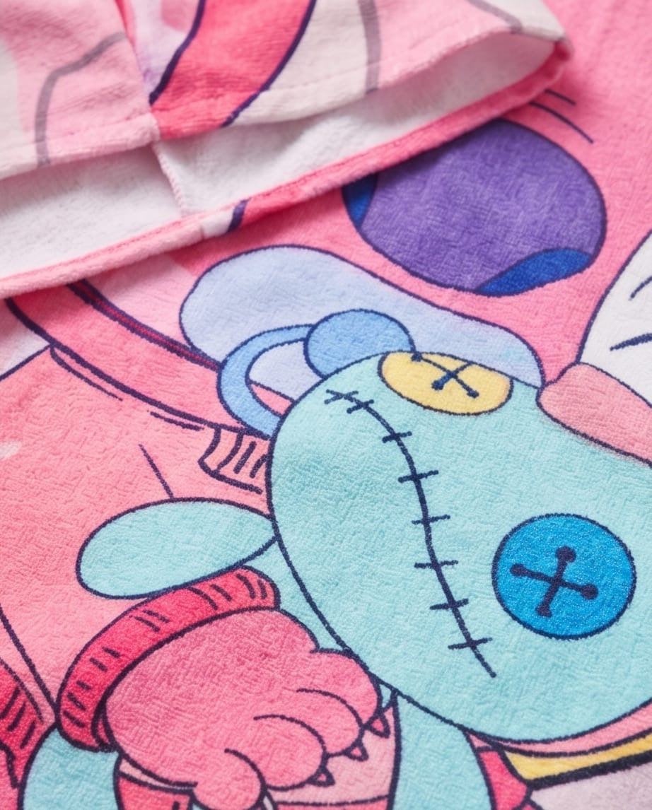 Stitch hooded towel