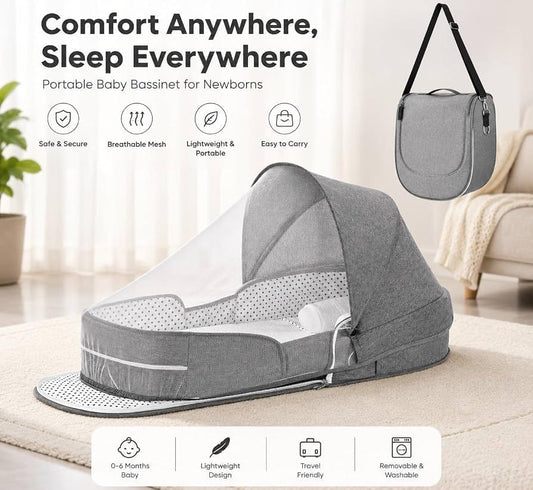 Portable baby bassinet