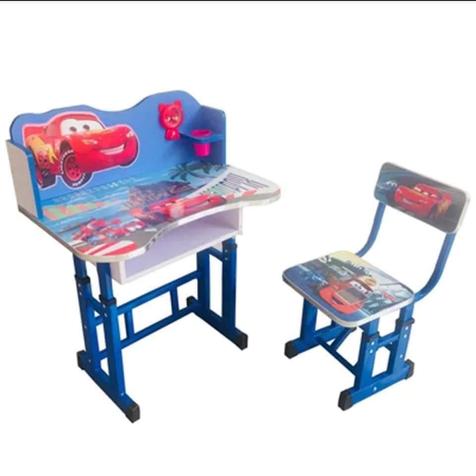 Cars Cartoon Studying Desk and chair