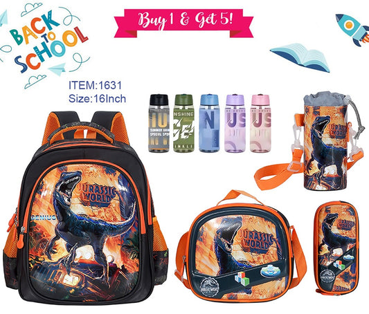 Dinosaur Backpack 16” set