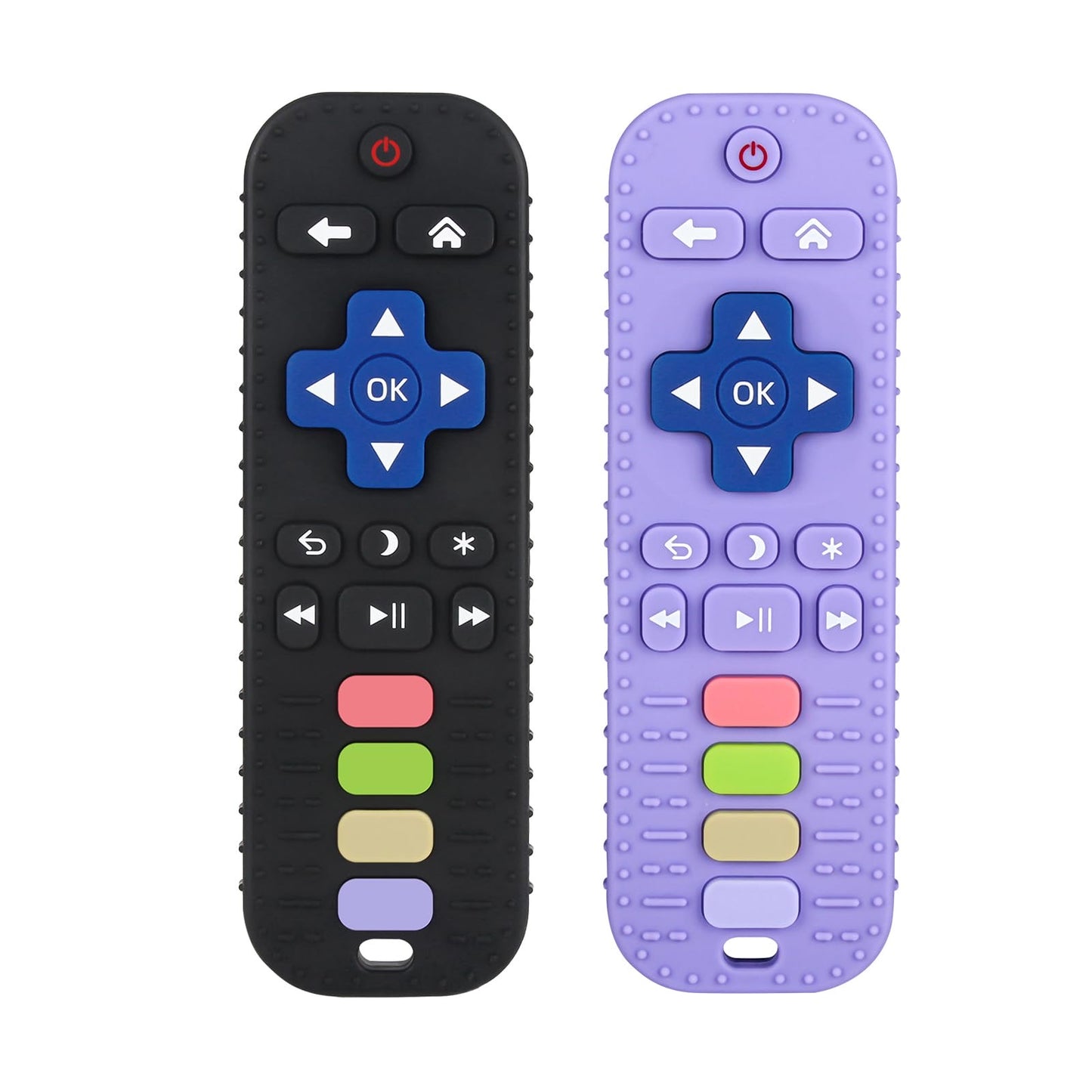 Silicone remote teether