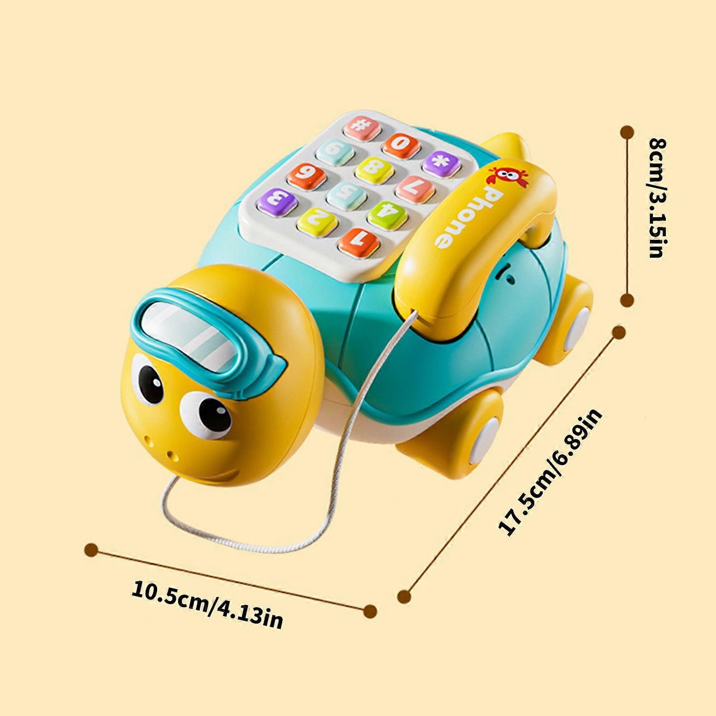 Cartoon turtle phone