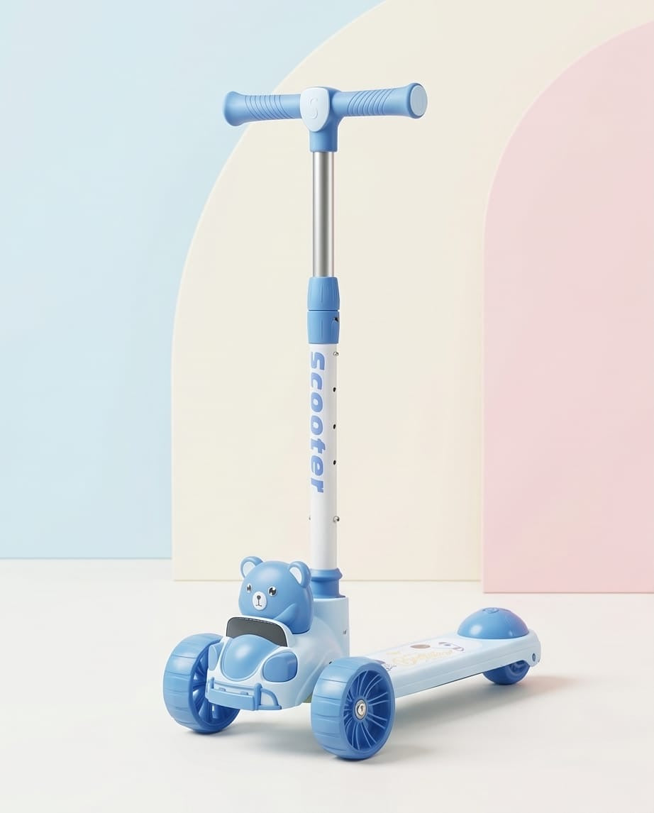 Teddy bear kids kick scooter