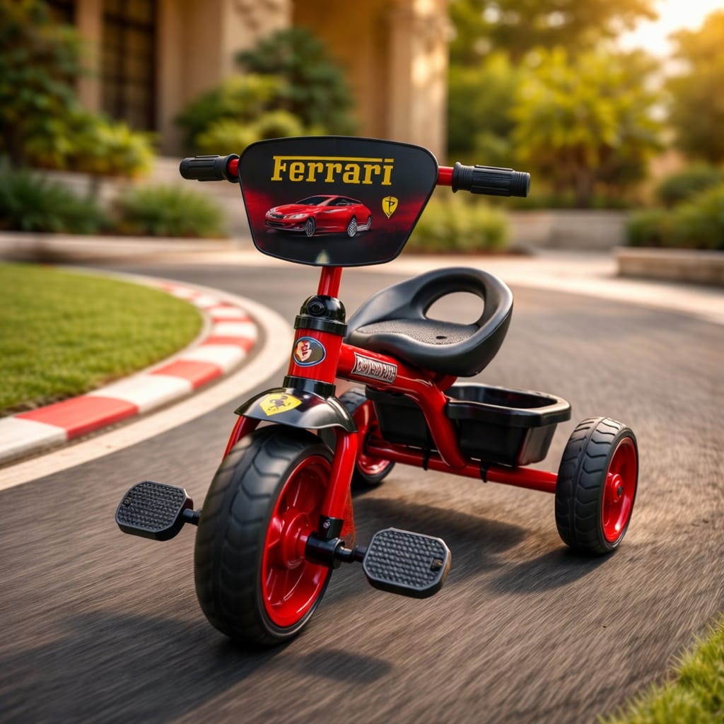 Kids Ferrari tricycle