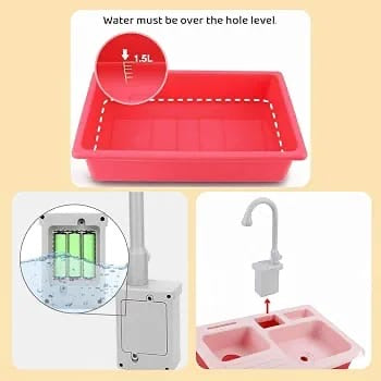 Play kitchen  sink toy