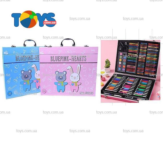 Blue pink -hearts