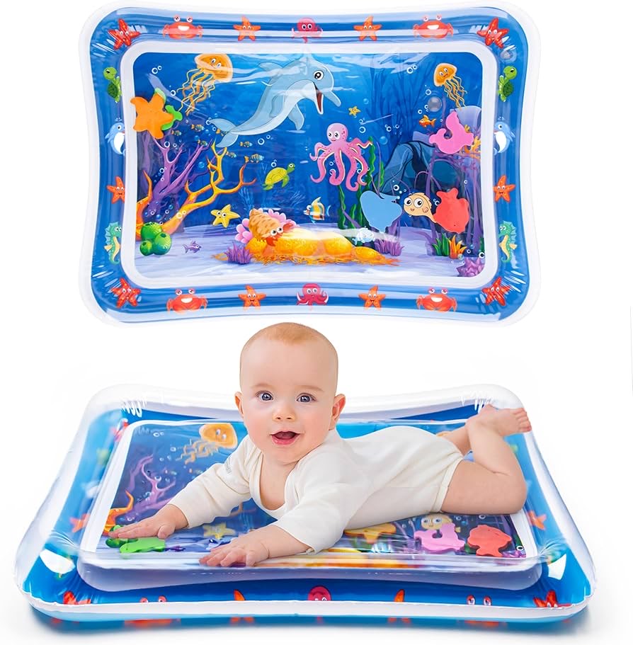 Inflatable Tummy Time Water Mat Baby