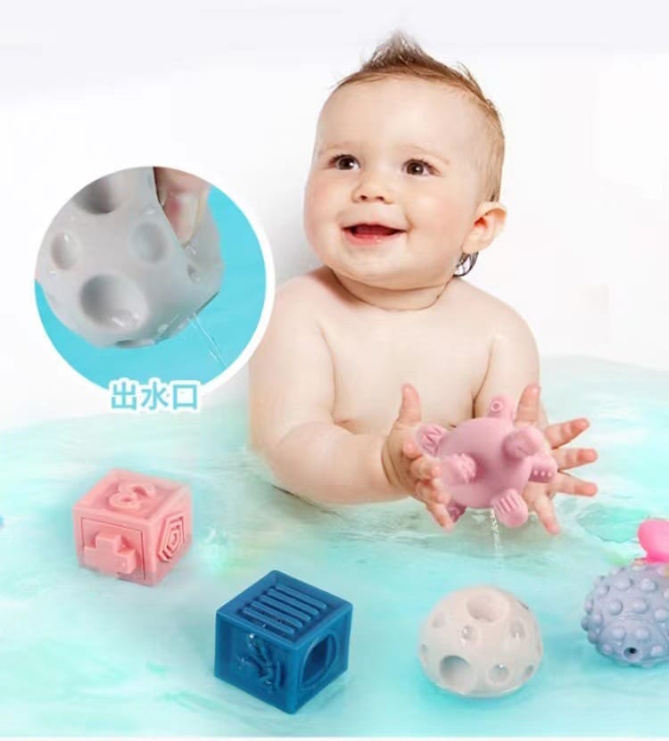 Baby sensory stacking ball