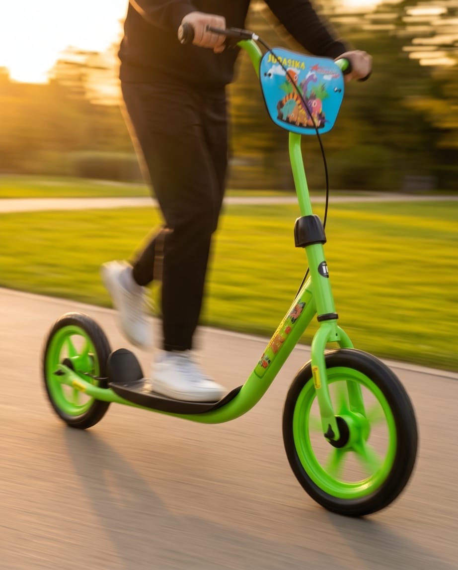 Large wheel kick scooter