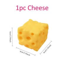 Cheese shaped squishy toy