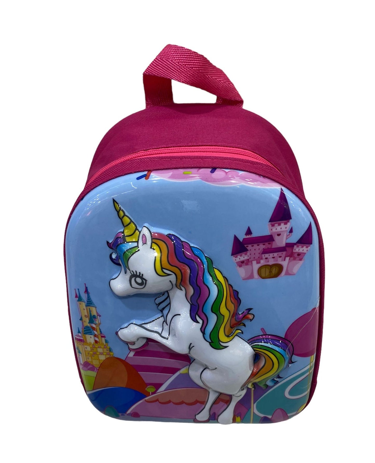 Pink Unicorn Kids 3D Bag