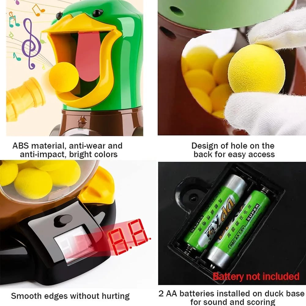 Duck and gun
