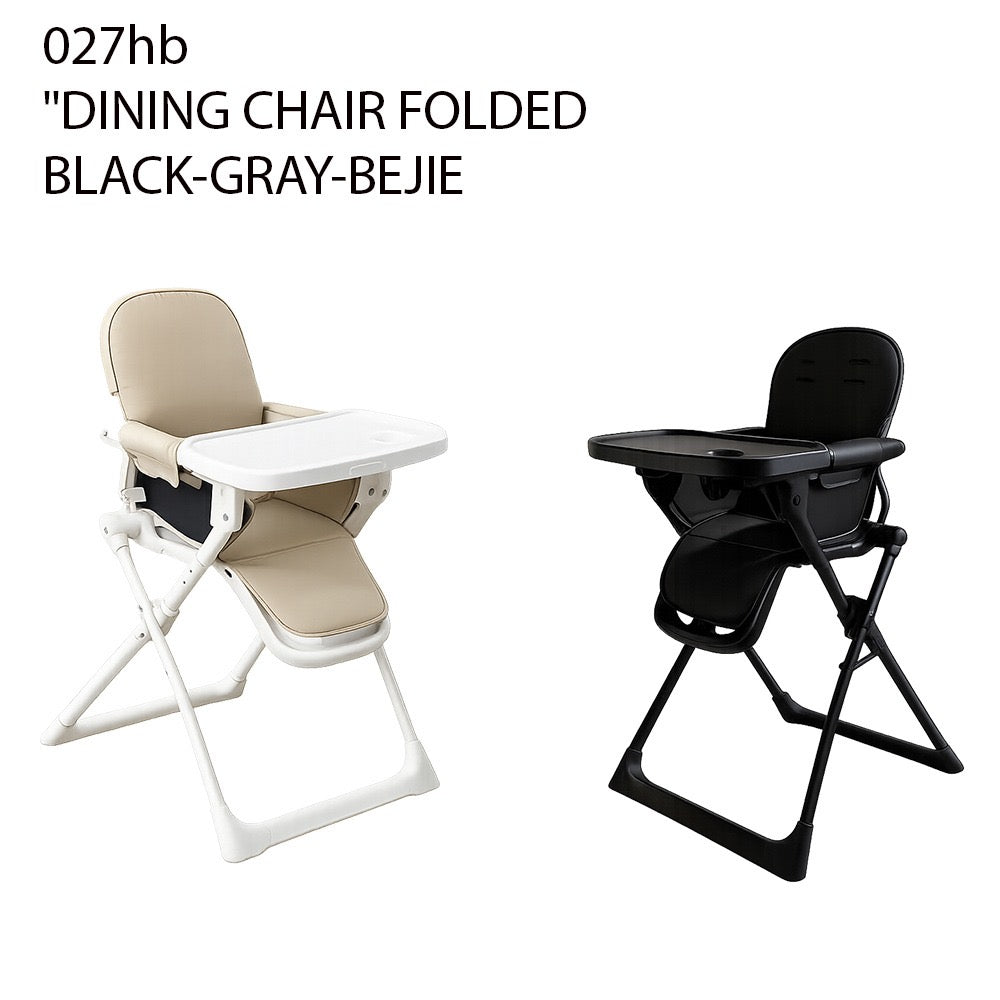 Dining chair folded