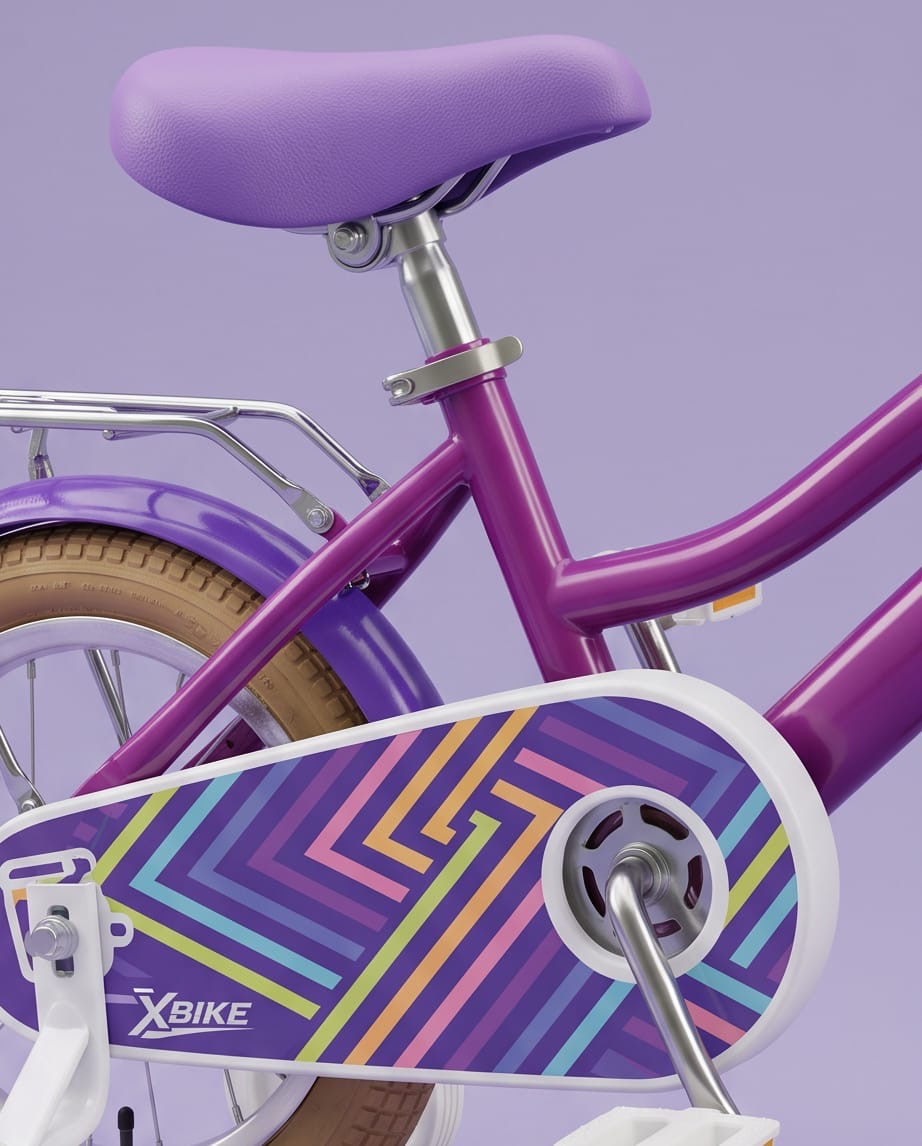 Colorful kids bicycle