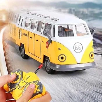Retro city bus remote control vehicle