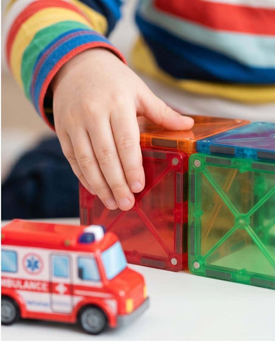 Magnetic tiles set