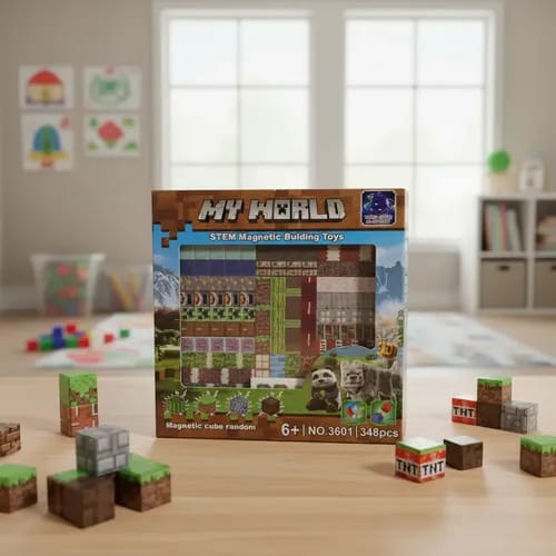 My world stem magnetic building blocks