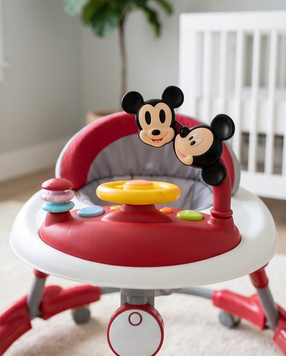 Mickey mouse themed baby walker