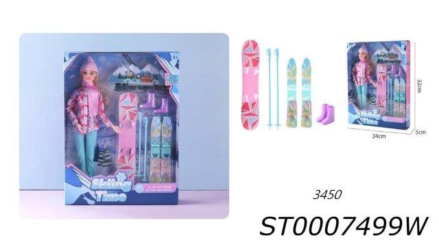 Skiing Time Barbie