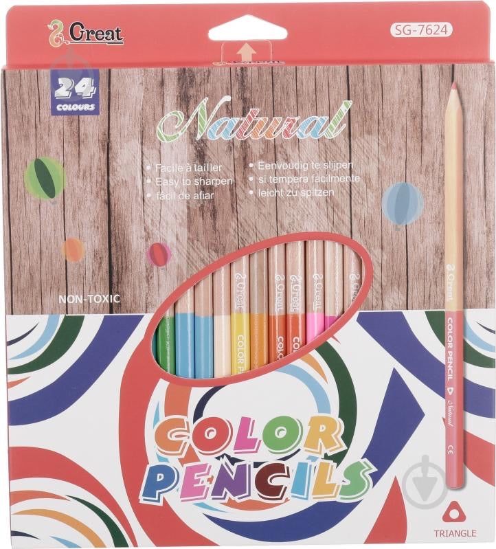 18 Color Pencils Set