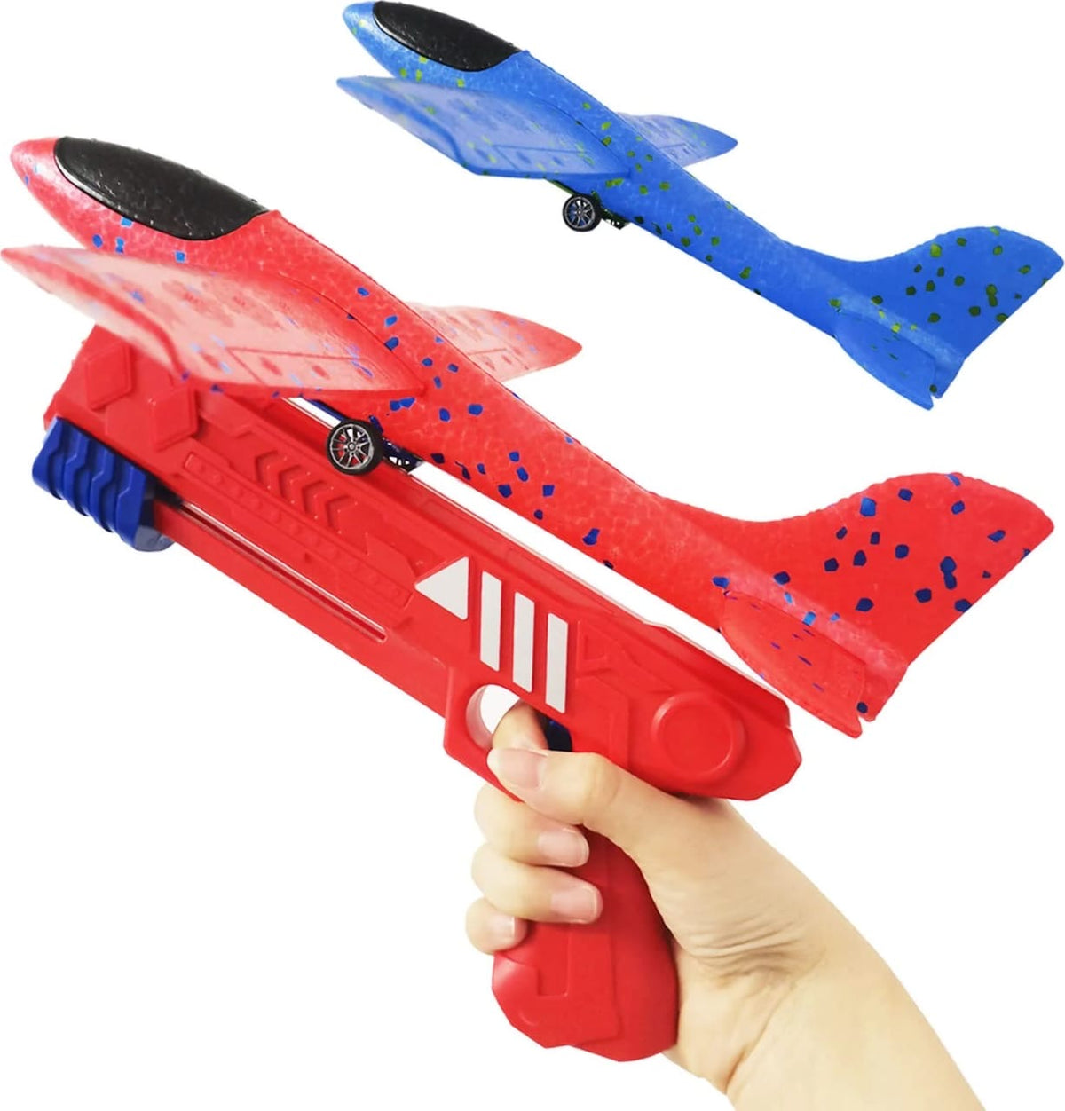 Foam airplane launcher