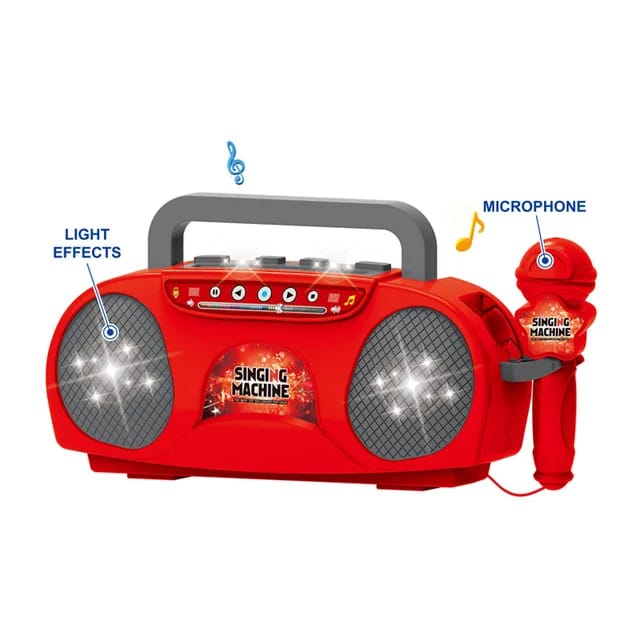 Super Mario Boom Box Radio with Microphone